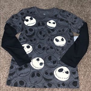 Jack Skellington Long Sleeve Shirt